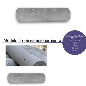 Tope de Estacionamiento de Hormigón